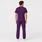 Conjunto Clínico Cargo Antifluido para Hombre polera médica y pantalón – Morado - Miniatura 4