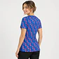 Blusa Clínica Antifluido Elasticada Estampada Corazón Infinito  Azul Rey - Miniatura 4