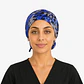 Gorro Médico Estampado Leopardo Zafiro - Mujer - Miniatura 2
