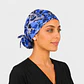 Gorro Médico Estampado Leopardo Zafiro - Mujer - Miniatura 3