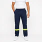 Pantalón Clínico Cargo Poplin Azul Marino con Huincha Reflectante para Hombre - Miniatura 1
