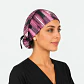 Gorro Médico Estampado Lluvia rosada con negro - Mujer - Miniatura 2