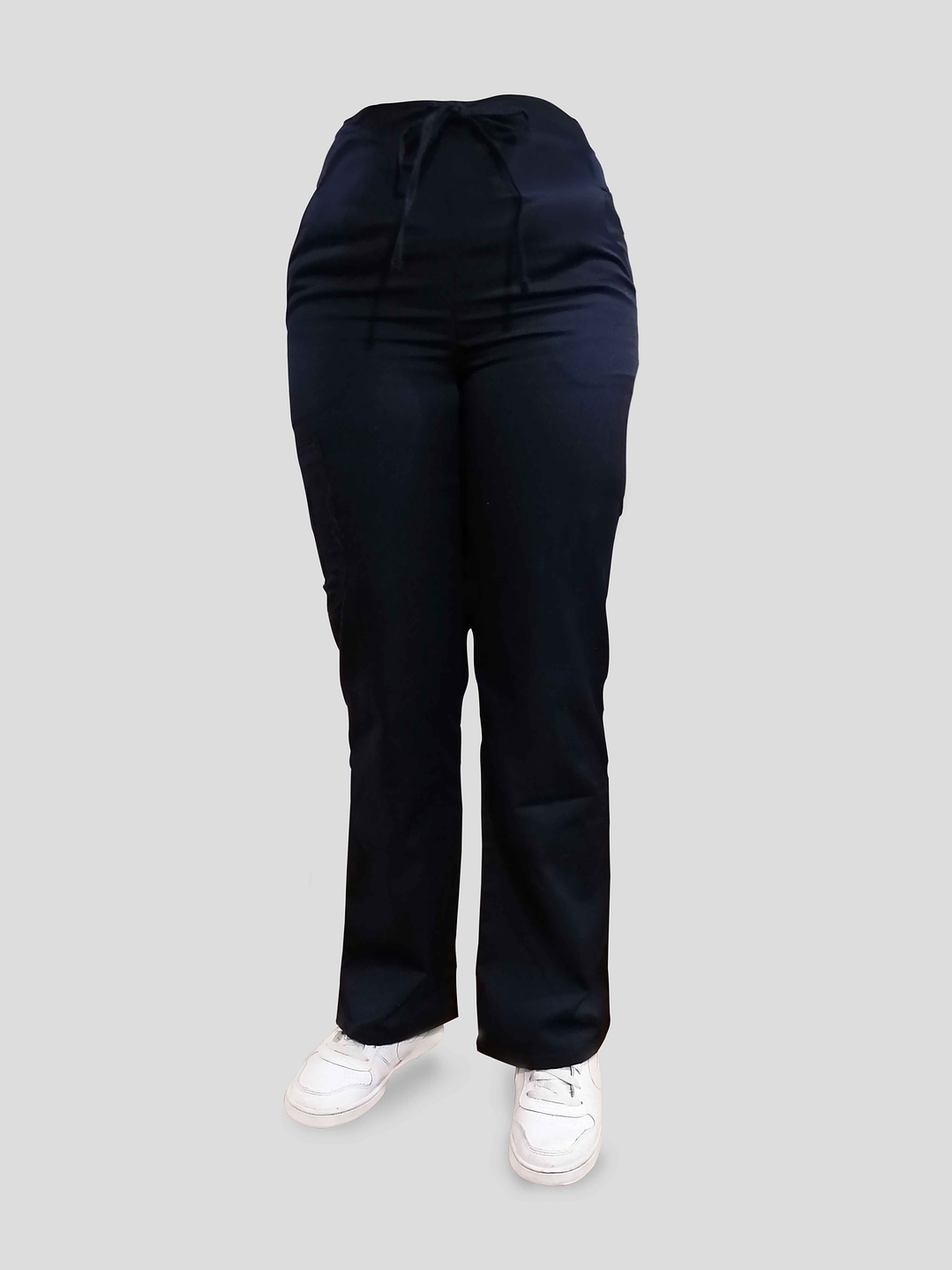 Tela De Invierno Pantalon Poplin Mujer Azul Marino 3