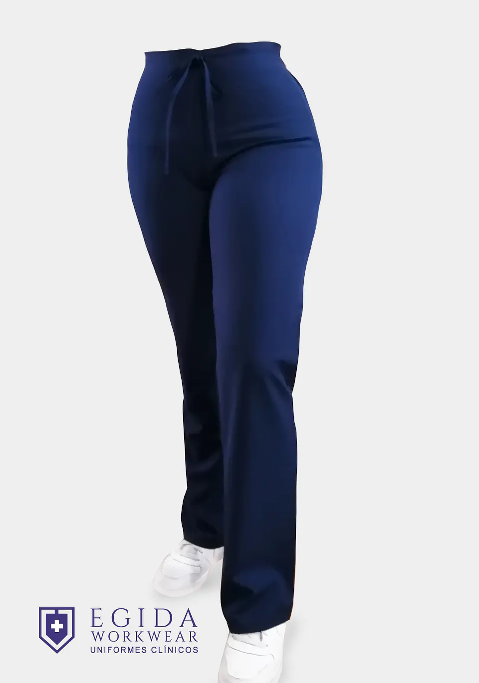 Pantalon de vestir mujer Azul Marino Sin Bolsillos 2