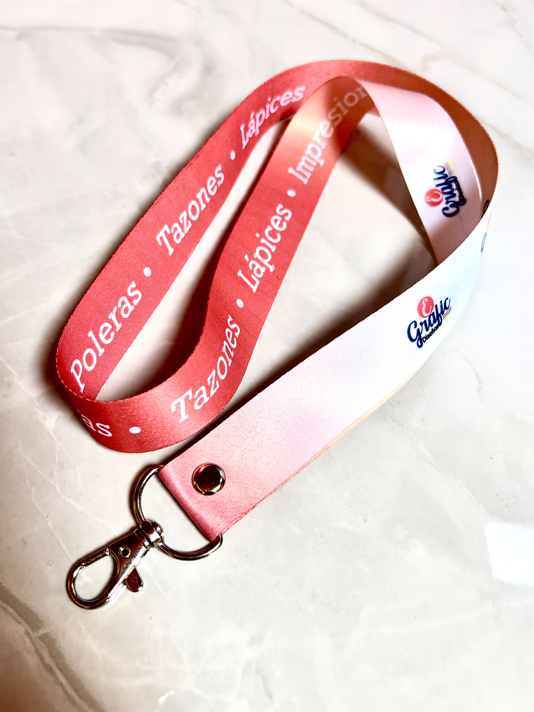 Lanyard mosquetón - 2,5 cm de ancho 1