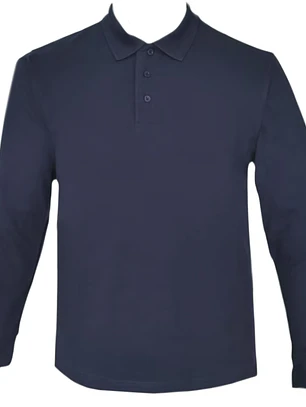 Pique manga larga bordado