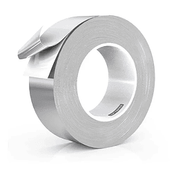Cinta de papel aluminio autoadhesiva Ducto 50mm x 30mts