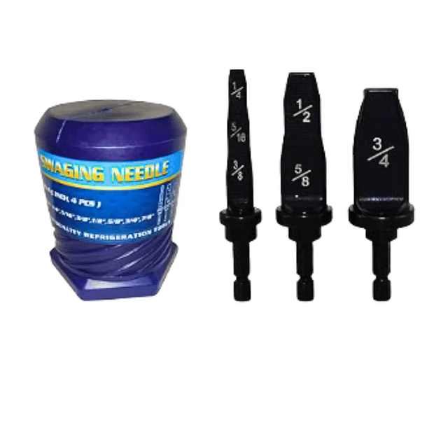Expansor Recto tubo cobre aire acondicionado refrigeración, 3/4, 5/8, 1/2, 3/8, 5/16, 1/4 pulgadas, 3 U. 2