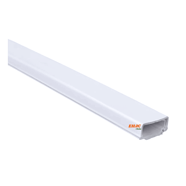 Canaleta para Cable Eléctrico PVC Blanca Estándar - Sin Adhesivo 20x10x2000mm 1