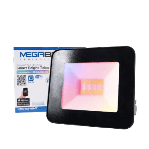 Proyector Led 20w watt WIFI Inteligente RGB Megabright 2