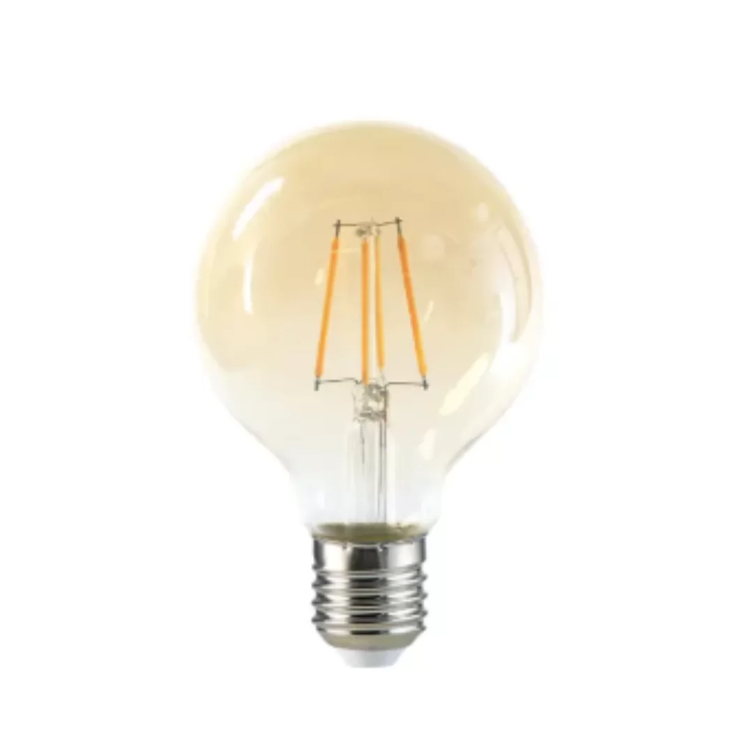 Ampolleta Globo Led Vintage 6w watt E27 Luz Calida 3000K G80
