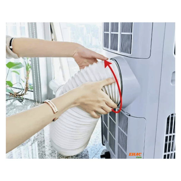 Tubo O Manga Aire Acondicionado 1.5mt/13cm/flexible C/alambre PVC 3