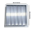 Rejillas Aire Acondicionado Extracción o Retorno Aluminio 30x30cm con Regulador de Caudal  3