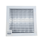 Rejillas Aire Acondicionado Extracción o Retorno Aluminio 30x30cm con Regulador de Caudal  1