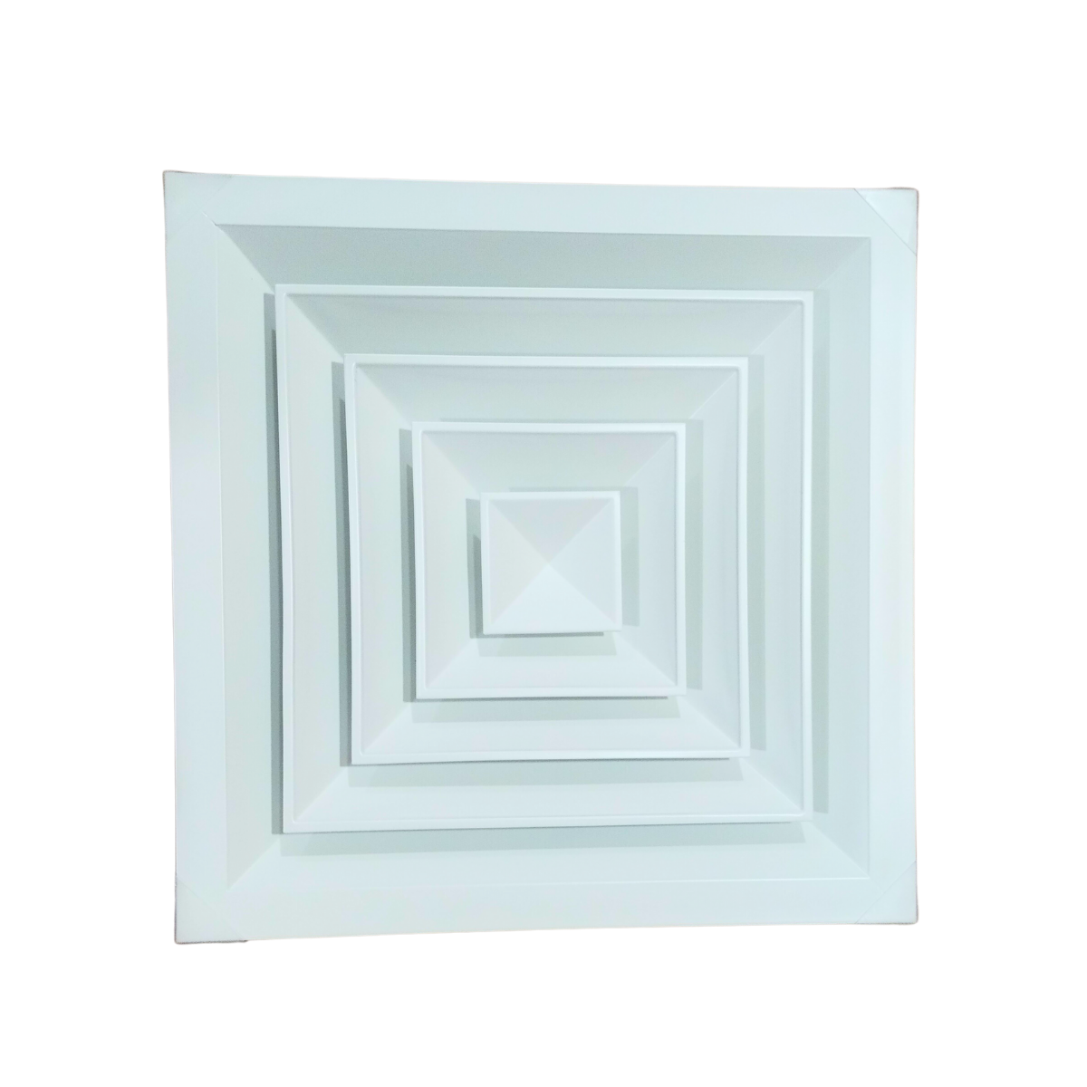 Difusor de Aire 30x30 Int. cm con Damper Templador 4 Vías