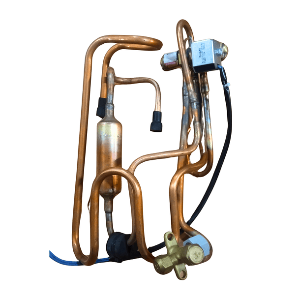 Kit Válvula de 4 Vías con Acumulador de Succión y Tuberías de Cobre 3/8 1