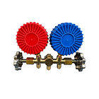 MANIFOLD ARBOL DE CARGA R22, R32, R134, R410 MANGUERA 1,50 CMS 4