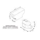 Bomba de Condensado flowatch Silence Siccom 9000 a 12000 btu 4