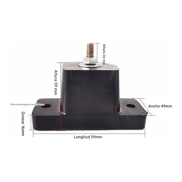 Pack 5 Soporte Aire Acondicionado 9000 A 24000 Btu Piso Goma 2