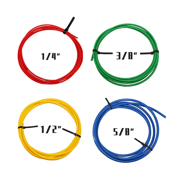 KIT VARILLA DE GOMA DOBLATUBOS 1/4, 3/8, 1/2, 5/8
