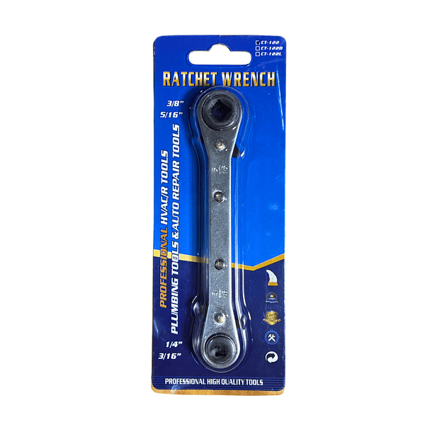Llave de trinquete HVAC 1/4, 3/8, 5/16 y 3/16 1