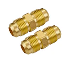 Niple unión Cobre Conector Bronce 5/8 Adaptador He/He 2