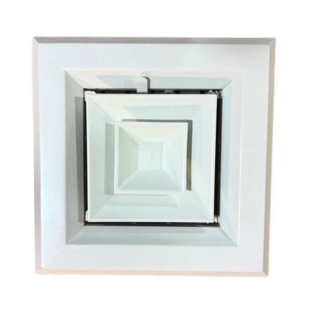 Rejilla Difusor Inyección Aire Acondicionado 15x15cm Con Regulador Caudal