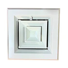 Rejilla Difusor Inyección Aire Acondicionado 25x25cm Con Regulador Caudal 1
