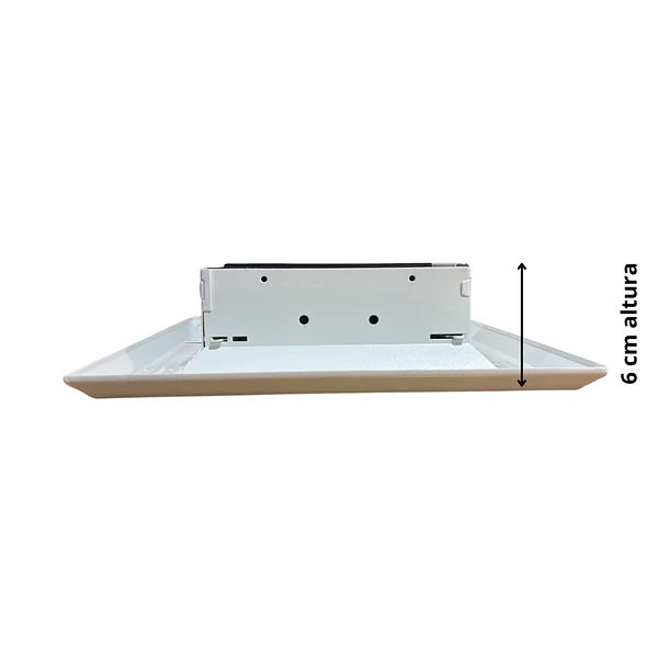 Rejilla Difusor Inyección Aire Acondicionado 25x25cm Con Regulador Caudal 4