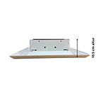 Difusor de Aire 40x40 cm con Damper Templador 4 Vías 4