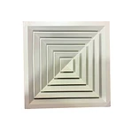 Difusor de Aire 40x40 cm con Damper Templador 4 Vías 1