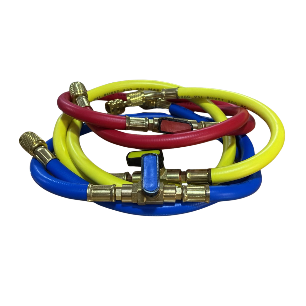 Mangueras para Manifold R410A/R32 con Válvula 3x0,91 m