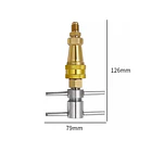 Conector Rápido Para Refrigerador De 1/4 Pulgadas 2