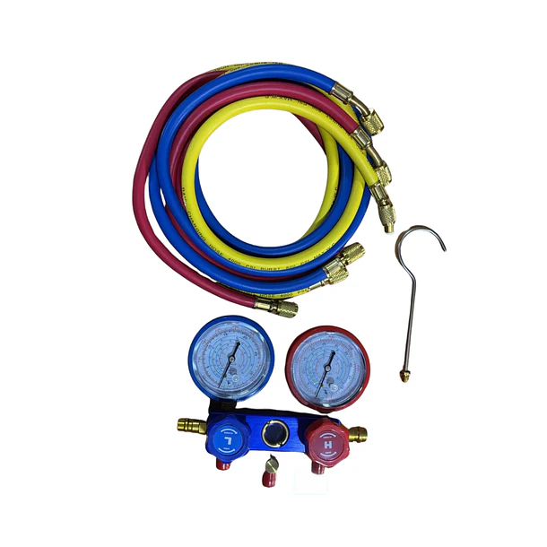 Manifold, Arbol de Carga,  R410A/404/134/22 ALUM KIT 1