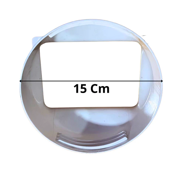 Conector terminal tubo Aire Acondicionado 150mm Portátil  4