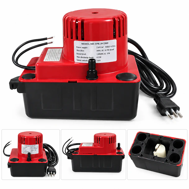 Bomba de Condensado tanque TPK-20-230H 230V para Aire Acondicionado 2