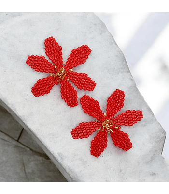Flor Daisy - Rojo