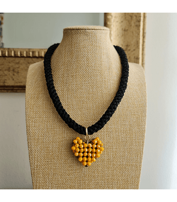 Collar Matilde - Amarillo oscuro