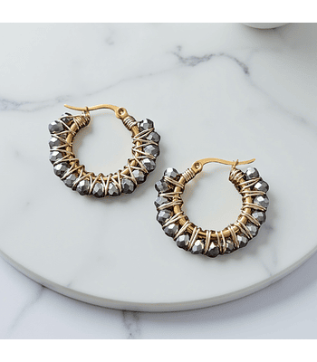 Argollas Mary - Plateado