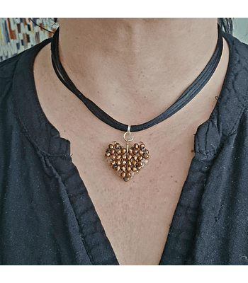 Triple cordón bicorazón - Bronce