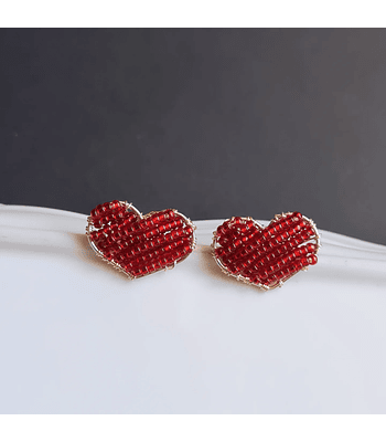 Topitos corazon - Rojo