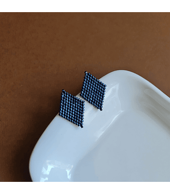 Rombos - Azul oscuro metalizado