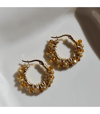 Argollas Mary - Ocre