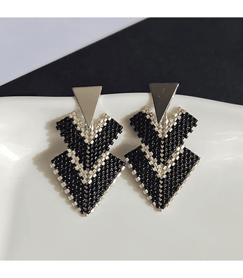 Mini Lucila - Negro/Plateado