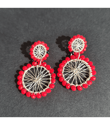 Aros Tatiana - Rojo