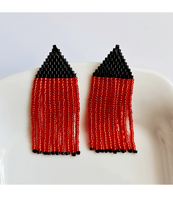 Emma Flecos - Negro/Rojo