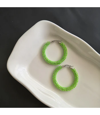 Maxi Argollas - Verde fluor