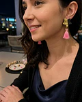 Aros Estrellas Pompom