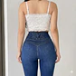 Jeans Eii Melanye Tiro Alto 4 Botones = Levanta Pompa  - Miniatura 1