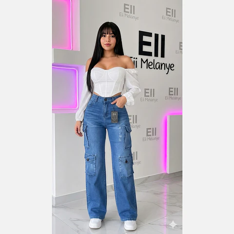 Jeans Cargo Eii Melanye